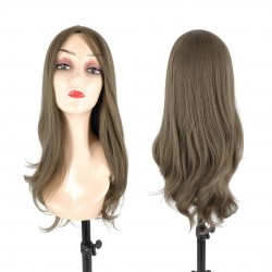 Ankara Fiber Sentetik Peruk Dalgalı Uzun Boy Işıltılı Kumral