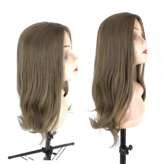 Ankara Fiber Sentetik Peruk Dalgalı Uzun Boy Işıltılı Kumral