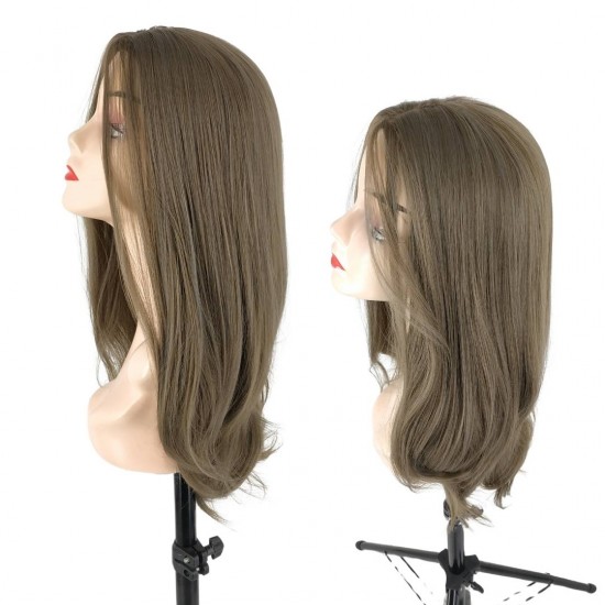 Ankara Fiber Sentetik Peruk Dalgalı Uzun Boy Işıltılı Kumral