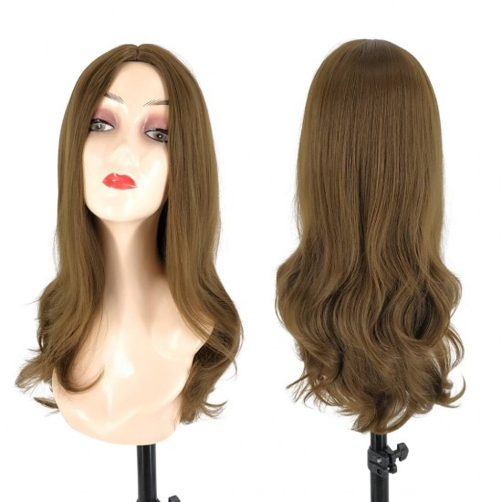 Ankara Fiber Sentetik Peruk Dalgalı Uzun Boy Açık Kumral