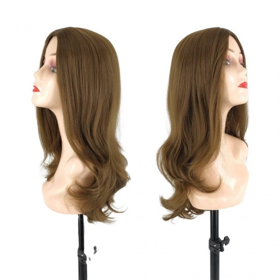 Ankara Fiber Sentetik Peruk Dalgalı Uzun Boy Açık Kumral