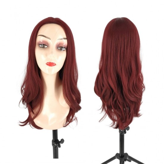 Ankara Fiber Sentetik Peruk Dalgalı Uzun Boy Kızıl