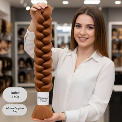 Ankara Afrika Örgüsü Saç Bakır 165 Gram