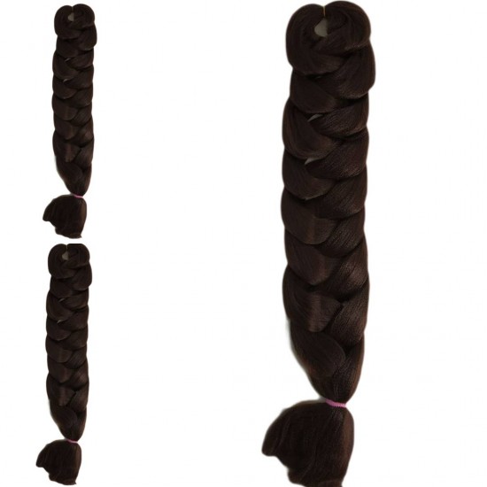 Ankara Afrika Örgüsü Saç Koyu Kahve 165 Gram