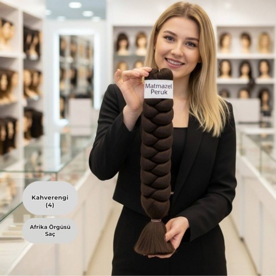 Ankara Afrika Örgüsü Saç Kahverengi 165 Gram