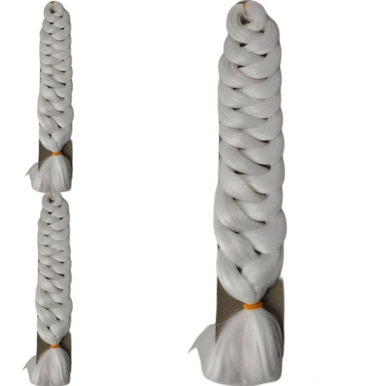 Ankara Afrika Örgüsü Saç Beyaz 165 Gram