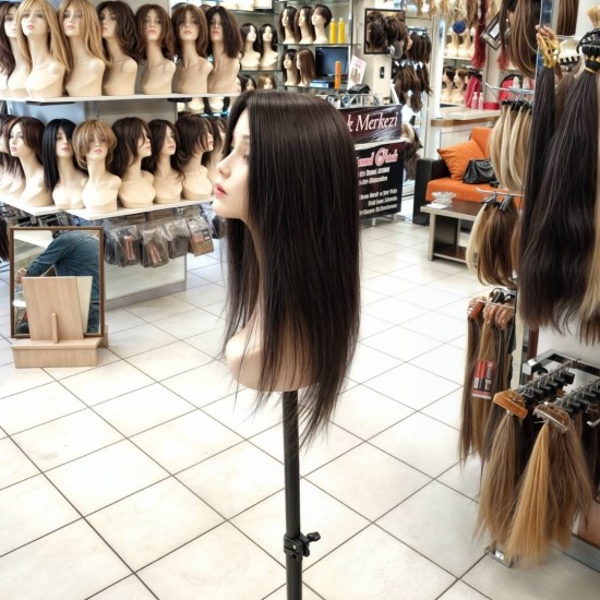 Ankara Peruk İpek Taban Peruk Gerçek Saç Peruk Doğal Peruk