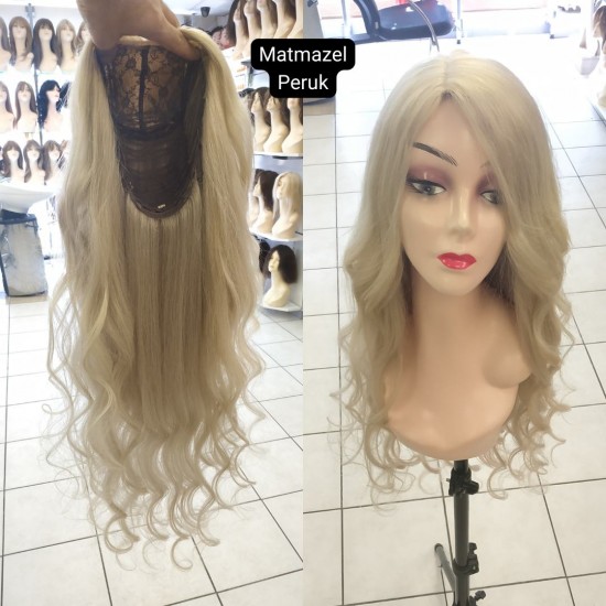 Ankarada Peruk Gerçek Peruk Tepe Kısmı Deri Görünümlü İpek Taban Peruklar