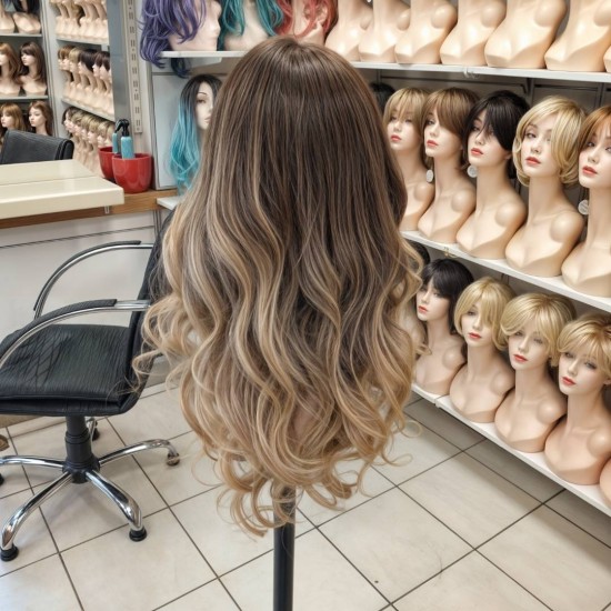 Ankara Bayan Peruk İpek Taban Peruk Tepe Kısmı Deri Görünümlü