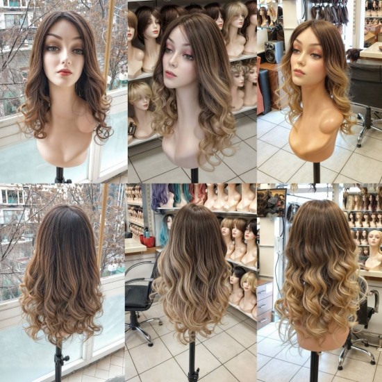 Ankara Bayan Peruk İpek Taban Peruk Tepe Kısmı Deri Görünümlü