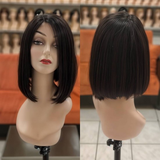 Peruk Bayan Peruk Gerçek Saç Peruk Derili El İşçiliği