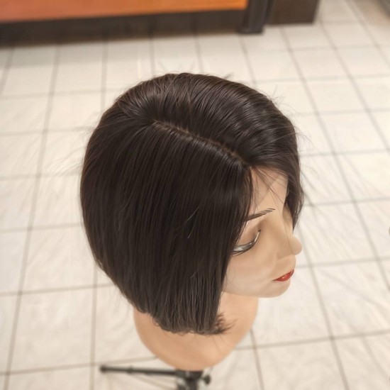 Peruk Bayan Peruk Gerçek Saç Peruk Derili El İşçiliği