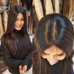 Ankara Kızılay İpek Taban Deri Görünüm Özel Peruk Gerçek Saç El İşçiliği