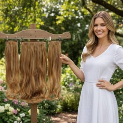 Yarımay Postiş Ankara 3'lü Set 1 Adet Yarımay 2 Adet Yan Çıtçıt Karamel