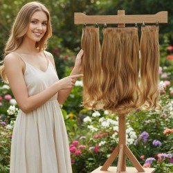 Yarımay Postiş Ankara 3'lü Set 1 Adet Yarımay 2 Adet Yan Çıtçıt Karamel