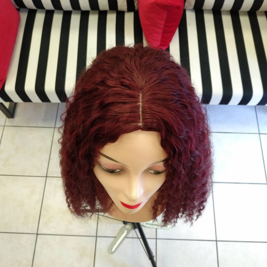 Ankara Kızılay Peruk Uzun Fiber Sentetik Su Dalgası Kızıl