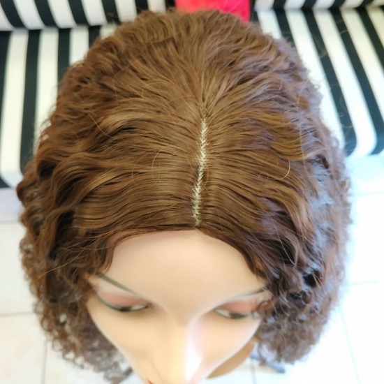 Ankara Kızılay Peruk Uzun Fiber Sentetik Su Dalgası Kumral