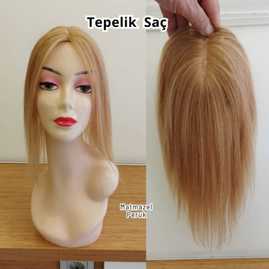 Tül Tepelikler Tepe Kısmı İpek Taban Gerçek Saç Ankara Peruk Mağazamızda