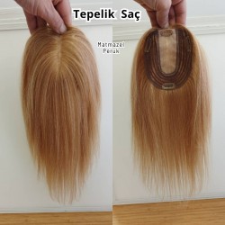 Tül Tepelikler Tepe Kısmı İpek Taban Gerçek Saç Ankara Peruk Mağazamızda