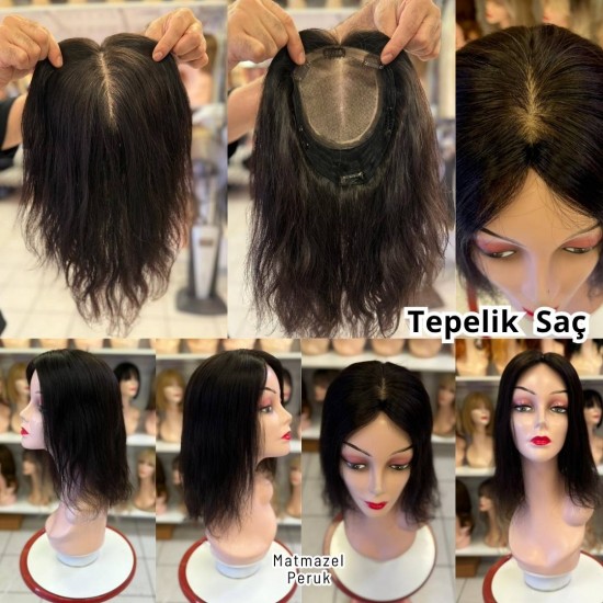 Tül Tepelik Tepe Kısmı Hava Alan İpek Taban Tepelikler Gerçek Saç