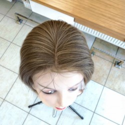 Tül Peruk Fiber Sentetik Kumral Karamel Ombre Renk Ankara Peruk Mağazası