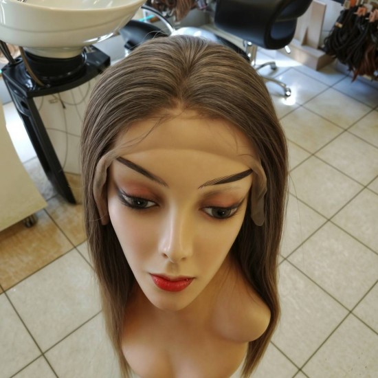 Tül Peruk Fiber Sentetik Fındık Kabuğu Bebek Sarısı Ombre Renk Ankara Peruk Mağazası