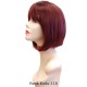 Ankara Kızılay Ucuz Fiber Sentetik Peruk Kısa Küt Model Kızıl