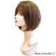 Ankara Kızılay Ucuz Fiber Sentetik Peruk Kısa Küt Model Kumral Karamel