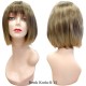 Ankara Kızılay Ucuz Fiber Sentetik Peruk Kısa Küt Model Açık Küllü Kumral Hafif Ombre