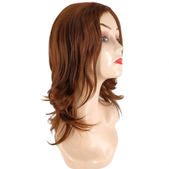 Ankara Kızılay En Ucuz Fiber Sentetik Peruk Soğan Kabuğu Renk Animasyon Peruğu