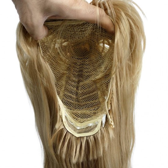 Ankara Kızılay En Ucuz Fiber Sentetik Peruk Uzun Koyu Dore Sarı