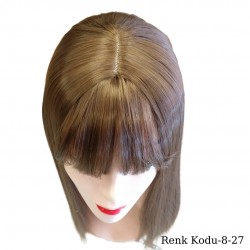 Ankara Kızılay En Ucuz Fiber Sentetik Peruk Düz Uzun Açık Küllü Kumral