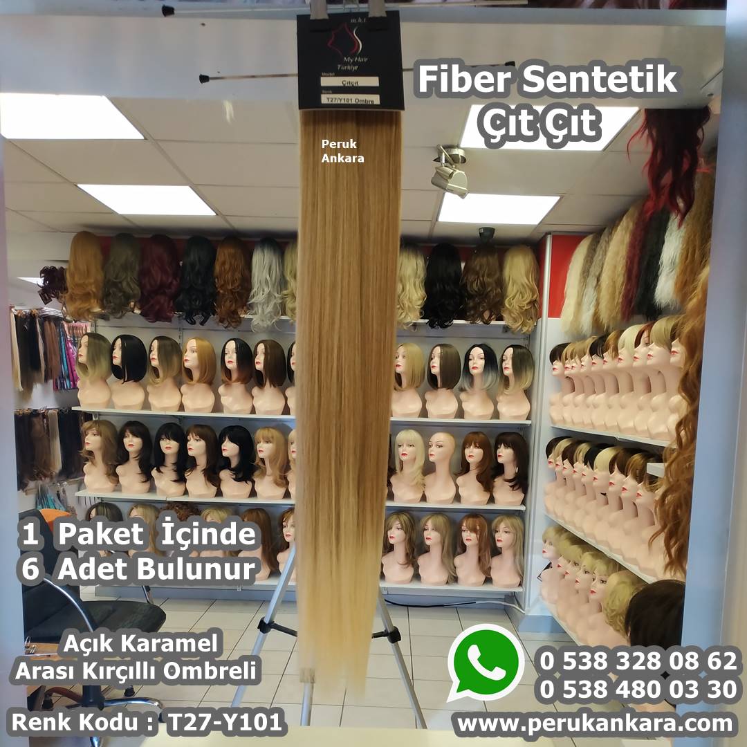 sentetik çıt çıt saç postiş